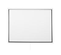 HOMCOM Pantalla de Proyector 203x152 cm 100 Pulgadas 4:3/16:9 Pantalla de Proyección Manual para Cine en Casa Aosom España