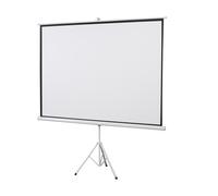 HOMCOM Pantalla Proyector Plegable Manual Pulgadas Pantalla de Proyección Formato 4:3 Altura Ajustable Cine en Casa Películas 171x128cm Aosom España