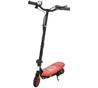 HOMCOM Patineta eléctrica 120 W plegable para niños de 7 a 14 años 12 Km/h máximo autonomía 10 Km máximo rojo