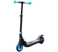HOMCOM Patinete Eléctrico para Niños +6 Años Scooter Plegable con Altura Ajustable Batería 24V Carga 50 kg 71x36,5x75-80 cm Azul Aosom España