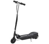 HOMCOM Patinete Eléctrico para Niños de +7 Años Scooter Plegable con Altura Ajustable Batería Recargable 24V Velocidad hasta 12 km/h y Freno Carga 50 kg 74x36x82,5-92,5 cm Negro