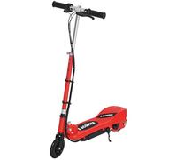 HOMCOM Patinete Eléctrico para Niños de +7 Años Scooter Plegable con Altura Ajustable Batería Recargable 24V Velocidad hasta 12 km/h y Freno Carga 50 kg 74x36x82,5-92,5 cm Rojo