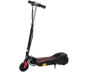 HOMCOM Patinete Scooter Eléctrico Plegable para Niños y Adolescentes Máx. 50 kg con Altura Ajustable Interruptor 75x36x82-93 cm Negro Aosom España