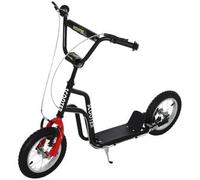 Homcom - Patinete Scooter regulable Negro