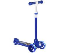 Homcom - Patinete Tri-scooter Azul con luces