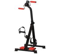 Homcom Pedales Estáticos Personas Mayores Altura Ajustable 75-97 Cm Pantalla Lcd