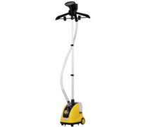 HOMCOM Plancha de Vapor con Depósito de 1.4L Temperatura Ajustable a 11 Niveles tipo Centro de Planchado Vertical 1800W
