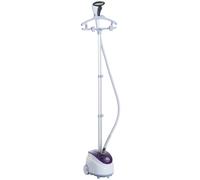 HOMCOM-Plancha de Vapor con depósito de 1,8 l y Temperatura Ajustable, 11 Niveles tipo Centro de Planchado Vertical, 1800W