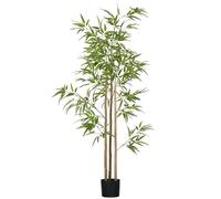 HOMCOM - Planta Artificial de bambú, árbol Artificial, Altura 180 cm