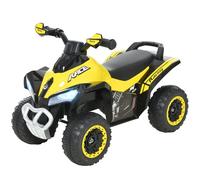 HomCom Quad Correpasillos para Niños Amarillo