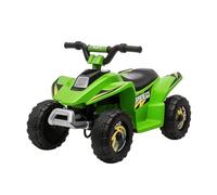 HOMCOM Quad Eléctrico para Niños 18-36 Meses con 6V 72x40x45,5 cm Verde