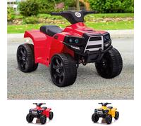 HomCom Quad Eléctrico 6V Amarillo