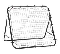 HOMCOM Red de Béisbol Red de Rebote Ángulo Ajustable 96x80x96 cm Negro