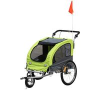 Homcom Remolque Bicicleta Perros Carro Cochecito Para Transporte Mascota