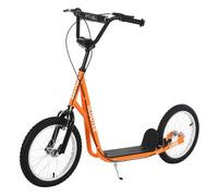 Homcom - Patinete Ajustable Para Niños Naranja HomCom