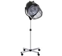HOMCOM Secador de Casco Secador de Pelo Profesional Secadora de cabello 1180W con Altura Ajustable Temperatura Regulable Temporizador Aosom España