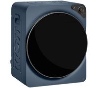 HOMCOM Secadora con evacuación compacta, secadora eléctrica 1000 W 5 kg, 5 modos de secado, cuba de acero inoxidable, azul