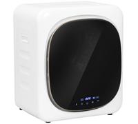 HOMCOM Secadora de Evacuación 4 kg 800W con Pantalla Táctil Control de Tiempo y Temperatura Función Antiarrugas Blanco