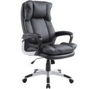 Homcom Silla de oficina 66x71x120.5 cm negro