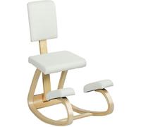 Homcom Silla de rodillas 51x84x93 cm crema