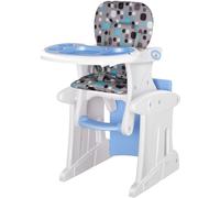 Homcom Silla elevada para bebé 57x59x105 cm azul