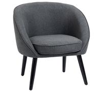 HOMCOM Sillón de Salón Silla de Salón Silla de Oficina Sillón Tapizado para Salón Dormitorio Habitación Infantil Comedor moderno Aosom España