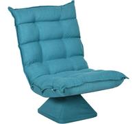HOMCOM Sillón de suelo perezoso sillón relaxsillón lounge de diseño acolchado inclinación ajustable pivota 360° Aosom España