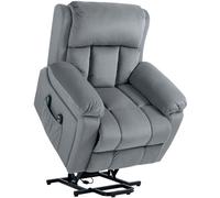 Homcom Sillón levanta personas 90x95x103 cm gris