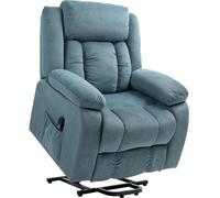 Homcom Sillón levanta personas 92x94x105 cm azul