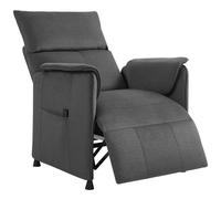 HOMCOM Sillón Reclinable Eléctrico con Control Remoto y Reposapiés, en Tejido Efecto Terciopelo, 80x83x104 cm, Negro Aosom España