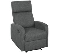 HOMCOM Sillón reclinable sillón reclinable ajustable con reposapiés adaptable sillón de sala de estar moderno con tapizado de tela Aosom España