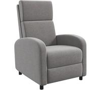 Homcom Sofá reclinable 64x86x102 cm gris