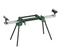 HOMCOM Soporte de Sierra Ingletadora Plegable Universal con 2 Rodillos de Apoyo Altura y Ancho Ajustable Carga 200 kg Verde Aosom España