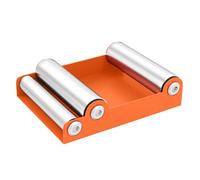 HOMCOM Soporte Rodillo Moto para Moto < 220 kg, Neumático <180 mm, Naranja