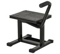 HOMCOM - Soporte universal para moto ajustable, gato hidráulico, levantamiento, soporte para moto, todoterreno, moto, cruzado, supermotorista, color negro