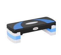 HOMCOM Step de Aeróbic para Fitness Tabla Plataforma Stepper Deporte Gimnasia Altura Regulable 3 Niveles Carga 150kg