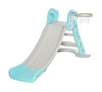 Homcom - Tobogán Infantil con Aro Baloncesto