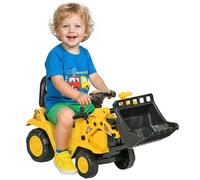 HOMCOM Tractor sin Pedales para Niños 18-48 Meses 80x26,5x39 cm Amarillo
