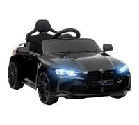 Aiyaplay BMW M4 Coche Eléctrico con Mando a Distancia para Niños Negro