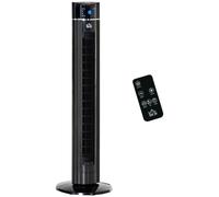 HOMCOM Ventilador de columna ionizador 2 en 1 - silencioso de 60 W - con control remoto panel de control táctil temporizador Aosom España