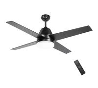 HOMCOM Ventilador de Techo con Luz 46W Ø129 cm Motor DC con 4 Aspas