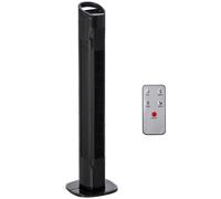 Homcom Ventilador de Torre 50W con Mando a Distancia 20x78,5 Cm Negro