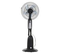 HomCom Ventilador Nebulizador de Pie 90W