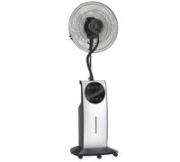 HOMCOM Ventilador Nebulizador Multidireccional Apto para Agua o Aceites Aromáticos con Programación de Apagado Automático Ф44,5x135cm Aosom España