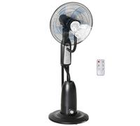 Homcom Ventilador Nebulizador Oscilante 90W Con Control Remoto 3 Velocidades