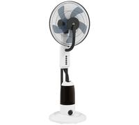 Homcom Ventilador Nebulizador Oscilante 90w Tanque 2,8l 3 Velocidades Blanco