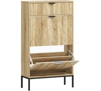 Homcom Zapatero Estrecho 60x24x105.5 cm Roble