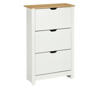 Homcom Zapatero 72x26x112 cm blanco