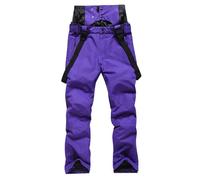 HOMDECR Pantalones De Esquí para Mujer, Pantalones De Esquí De Montaña Impermeables, Pantalones Cálidos De Snowboard para Nieve En Invierno (Púrpura 2,M)