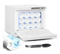 HomdMarket Calentador de Toallas 3 en 1 de 8 litros, esterilizador eléctrico UV, Calentador de Toallas para tratamientos faciales, Cuidado del Cabello, masajes, Equipos de salón y hogar